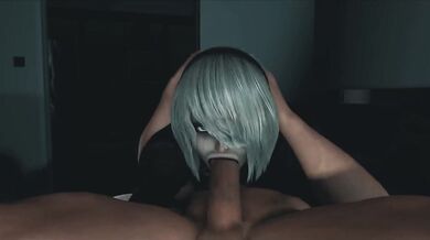Throat Fucking with Yorha 2B
