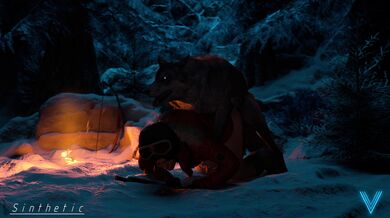 Lara's Lusty Encounter with the Beastly Wolf [SintheticR18].