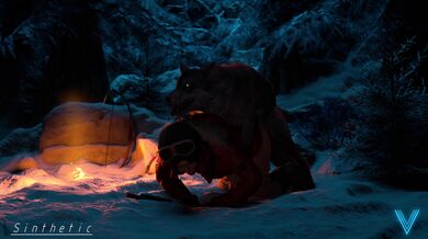 Lara's Lusty Encounter with the Beastly Wolf [SintheticR18].