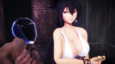 Big Boobed Nagato Gets Her Tits Fucked Raw in MMD Porn Action!
