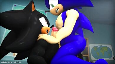 Shadow Fucking Sonic on the Go
