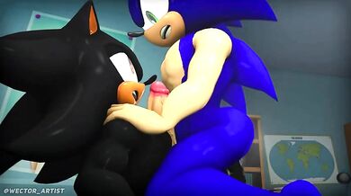 Shadow Fucking Sonic on the Go