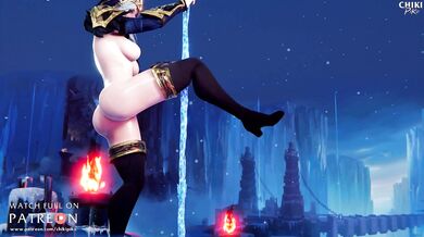 Ashe's Naughty Lapdance Sequel