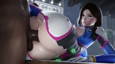 Aphy3D Presents: D.Va's Wet and Wild Adventure on a Rainy Day