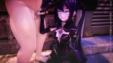 Mona and Mora's Explosive Lesbian Lust in Genshin Impact!