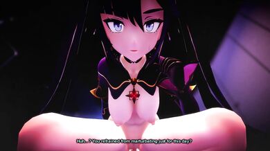 Mona and Mora's Explosive Lesbian Lust in Genshin Impact!