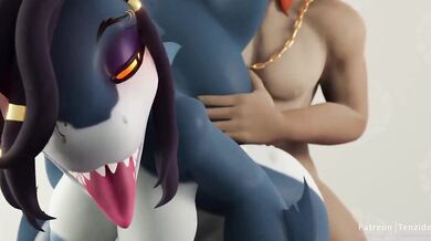 Savage Shark Bitch Taken Hard in the Ass