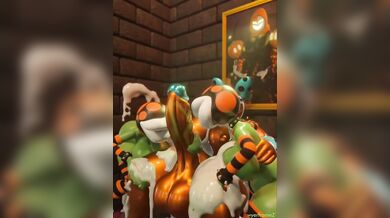 Mario gets fucked by a gang of piranhas in this hardcore compilation!