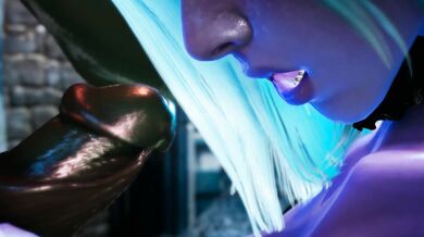 Dark Elf Whore Gets Raped By Orc's Huge Shaft