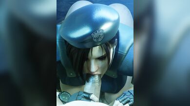 Jill Valentine Gives a Blowjob in 'Sound Variant' by Sfmnewbie