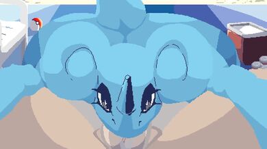 Lapras Gives a Lewd Lap Dance at the Beach in 'Summer with Your Favorite Pokemon'