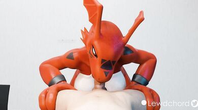 Guilmon Sucks Cock for the Win [Lewdchord]
