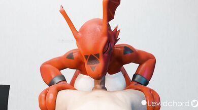 Guilmon Sucks Cock for the Win [Lewdchord]