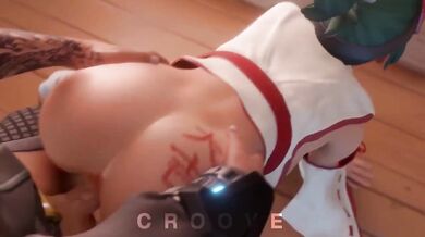 Lucky Bitches Fucked Hard in New Year's Eve Gangbang