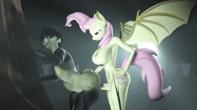 Pony Fluttershy's Wet Pussy Gets Hammered Hard by Tireless Stallion Dick in a Poolside Orgy!