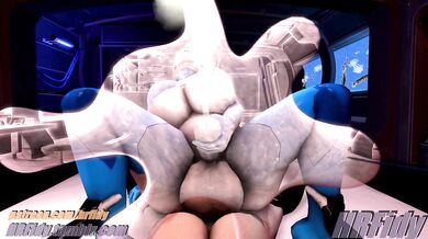 Busty Space Bounty Hunter Samus Screws Her Way Through the Galaxy in 'HRFidy'