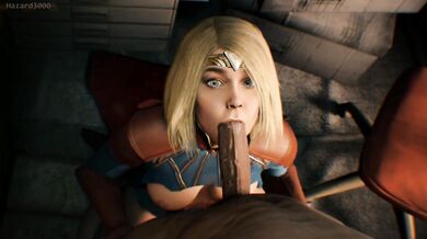 Batcock Gets Sucked Dry by Supergirl
