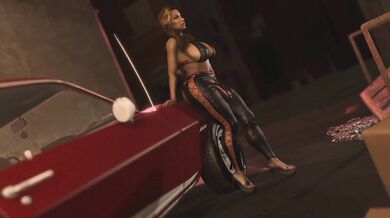 Biker Chicks Double-Team Esther in an Erotic Threesome [Weebuvr]