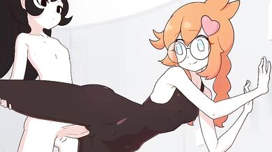 Penetrating Penny with Ashley's Anal Love