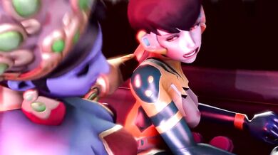 - Overwatch: Interracial Threesome with Tracer, Mercy and Ana