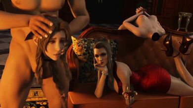 Hardcore Lesbian Action With Aerith & Her Girlfriend [SandflyActual]