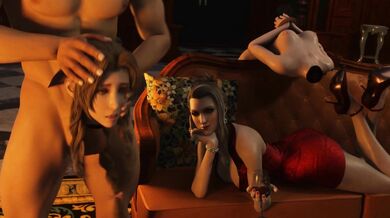 Hardcore Lesbian Action With Aerith & Her Girlfriend [SandflyActual]