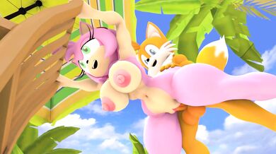 Amy's Tail-Spin Orgy with Wector in HD