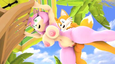 Amy's Tail-Spin Orgy with Wector in HD