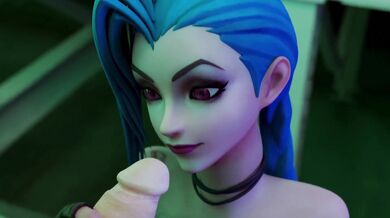 Jinx's Salacious Sucking Session [Nude] [TheCount]