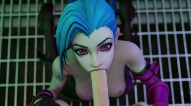 Jinx's Salacious Sucking Session [Nude] [TheCount]