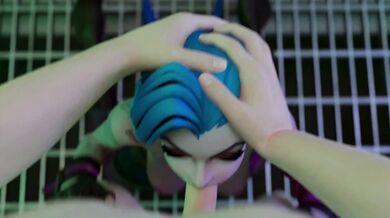 Jinx's Salacious Sucking Session [Nude] [TheCount]