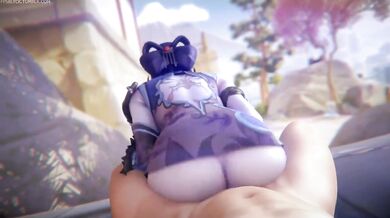 MILF Widowmaker's Pussy Destruction in First-Person POV