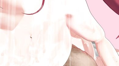 Busty Houshou Marin Gets Naughty in a Hot Bubble Bath