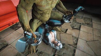 Kuro-neko Plays With Huge Hyperdick