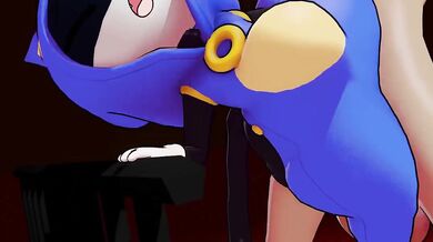 Sonic the Hedgehog fucks Morgana in her cosplay outfit