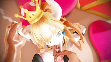 Sien's Tittyfucking Adventures: Pov with Bowsette in Hardcore Action!