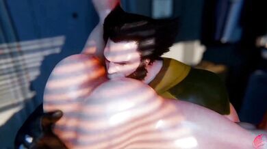 The Webbed Warrior vs The Adamantium Beast: A Sexual Showdown