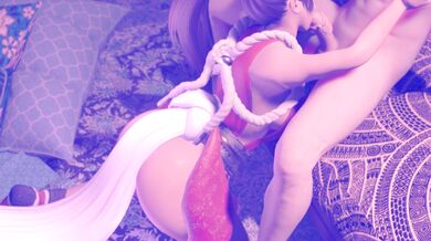 Ninja Babe Sucks Off Legendary Warrior in Naughty Fantasy World