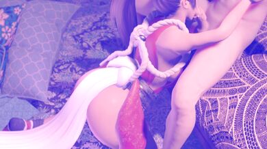 Ninja Babe Sucks Off Legendary Warrior in Naughty Fantasy World
