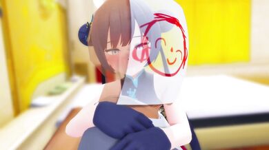 Nude Fuck Fest with Kaotaro12's Hot Blue Clothed Girl, Ryuuge Kisaki!