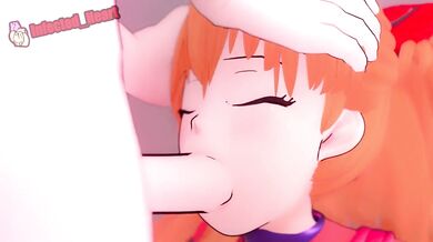 A Gift of Love for Asuka's Virginal Heart