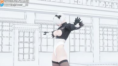 Fucking YoRHa No.2 Type B Nier: Automatic Orgasm