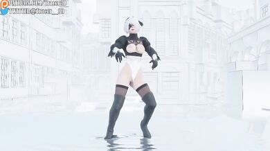 Fucking YoRHa No.2 Type B Nier: Automatic Orgasm