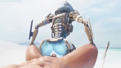 Slutty Pokemon Trainer Ash Gets Tested in Her Slimy Shell