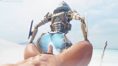 Slutty Pokemon Trainer Ash Gets Tested in Her Slimy Shell