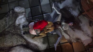 Futa-Redhead Banged Twice by Thirsty Little Elves