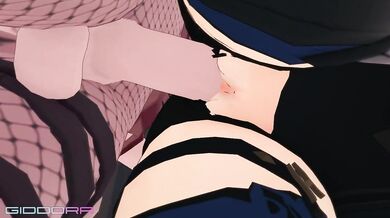 Futa Rosaria and Eula's Hot Tease in Genshin Impact!