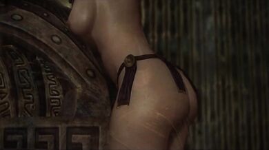 Dwemer Automaton's Mechanical Member Dispatched for the Pleasure of a Breton Engineer by Izzyguy1234