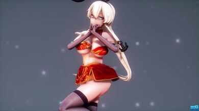 Naughty Shimakaze - Lustful Dance (B ver) [MMD R18+]