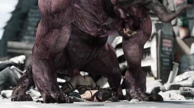 Tifa Lockhart's For*ced Fuckfest with Behemoth in 4K Quality!